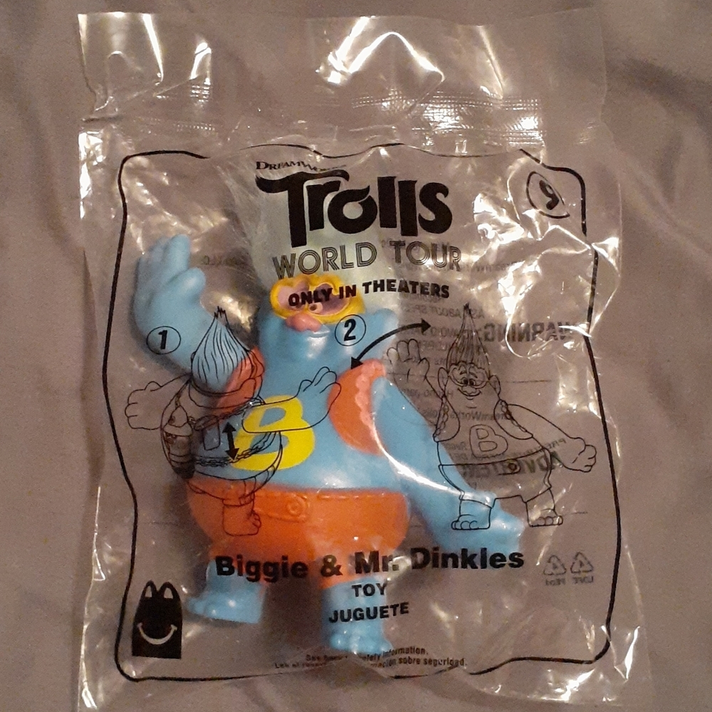 5 toys for $5! Trolls toy - Biggie + Mr Dinkles